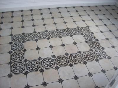 Style carrelage ciment